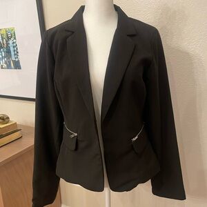 Classic Black Women's Blazer Jacket